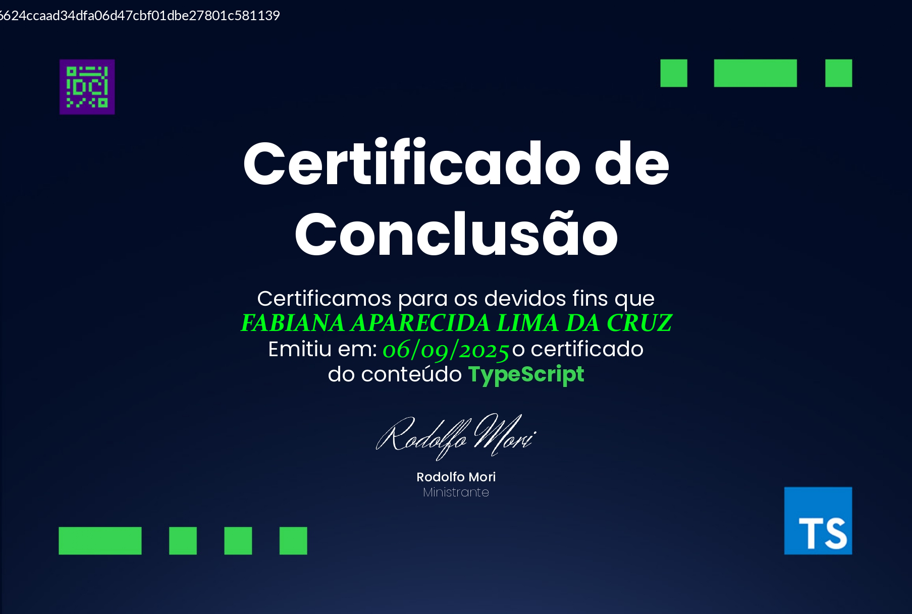 Certificado TypeScript